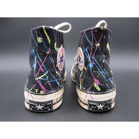 Converse High Top Mens 7 Paint Splatter Classic Chuck Shoes Sneakers Archive - Picture 3 of 8